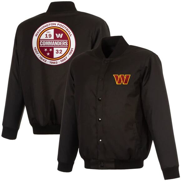Washington Commanders JH Design Poly-Twill Jacket - Picture 1 of 4